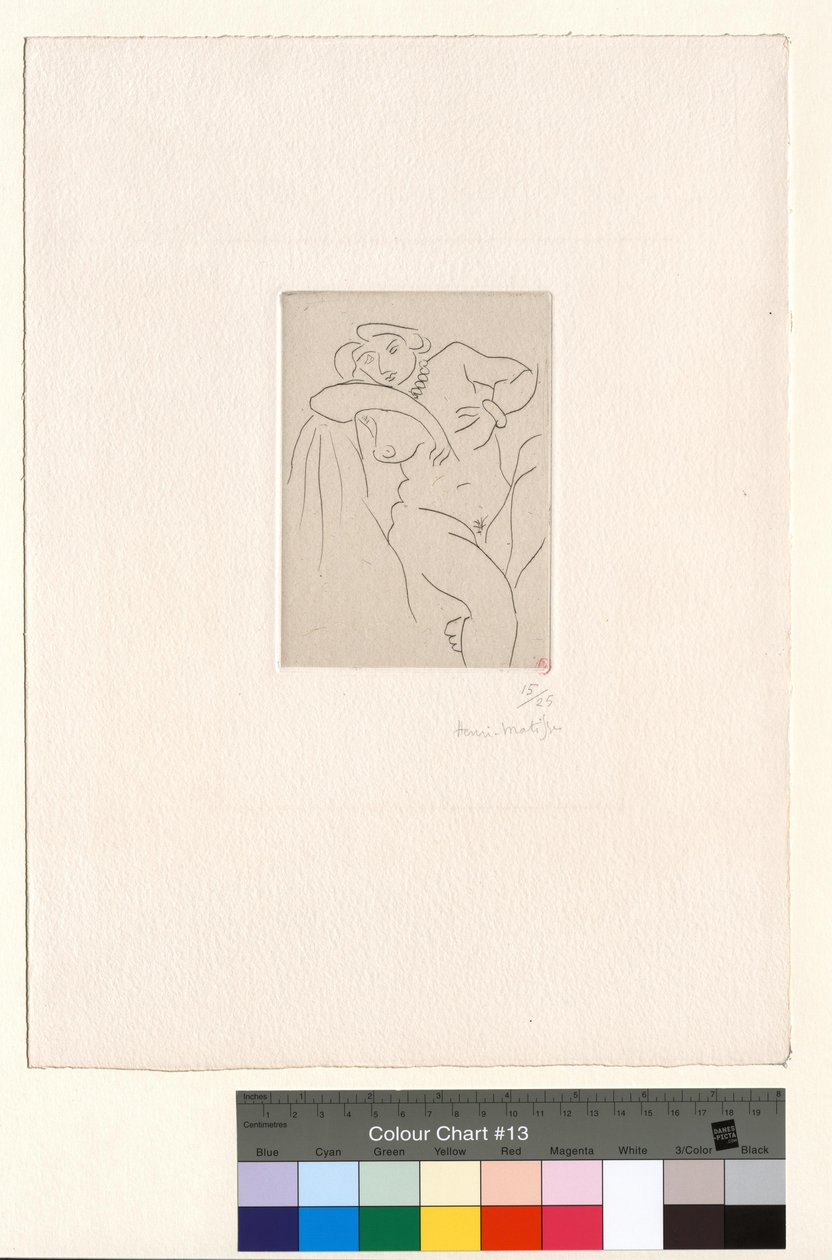Sitzender Akt mit Perlenkette von Henri Matisse