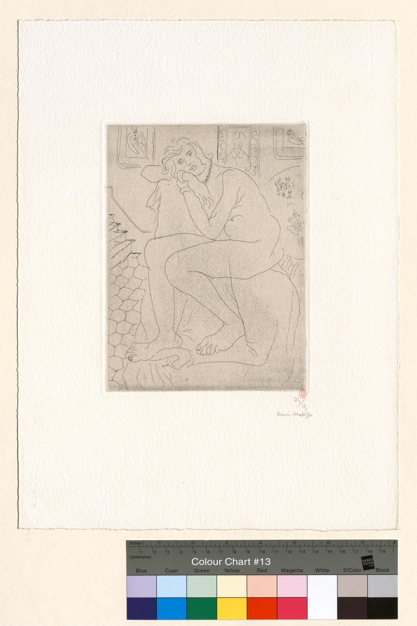 Sitzender Akt und Porträt von Madame Cézanne von Henri Matisse