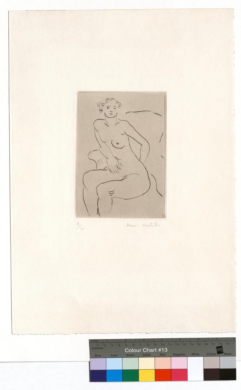 Nu au fauteuil, main gauche von Henri Matisse