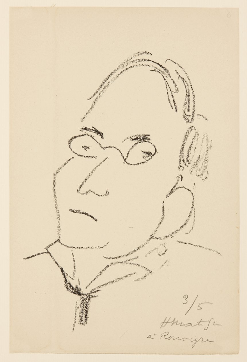 Porträt von Paul Léautaud von Henri Matisse