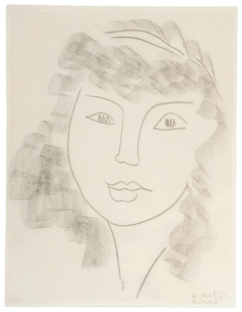 Porträt einer Frau von Henri Matisse