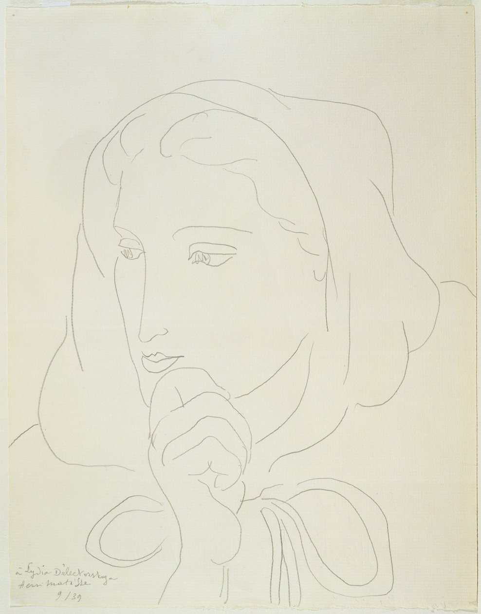 Porträt einer Frau mit Kapuze von Henri Matisse