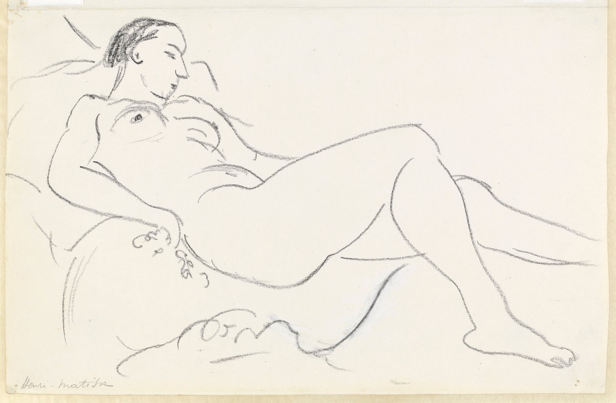 Liegender weiblicher Akt von Henri Matisse