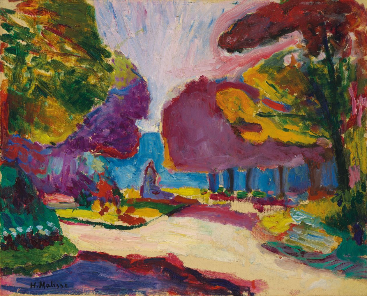 Die Luxemburger Gärten, Paris, ca. 1902 von Henri Matisse