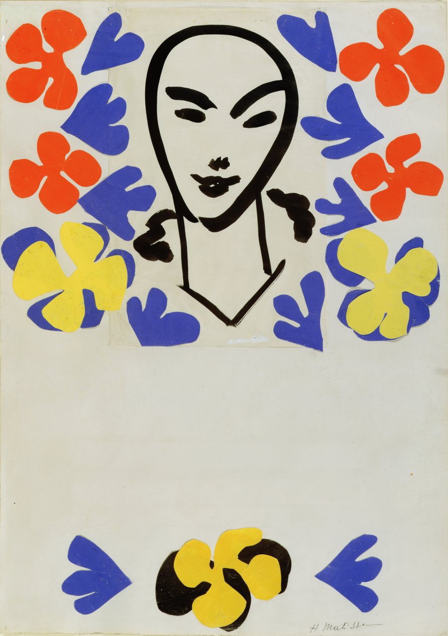Die Skulptur von Henri Matisse, Plakatentwurf von Henri Matisse