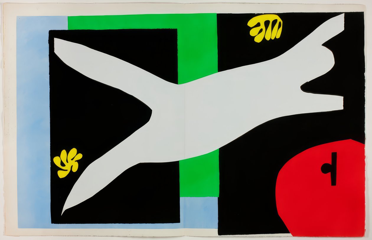 Der Schwimmer im Tank, aus Jazz von Henri Matisse