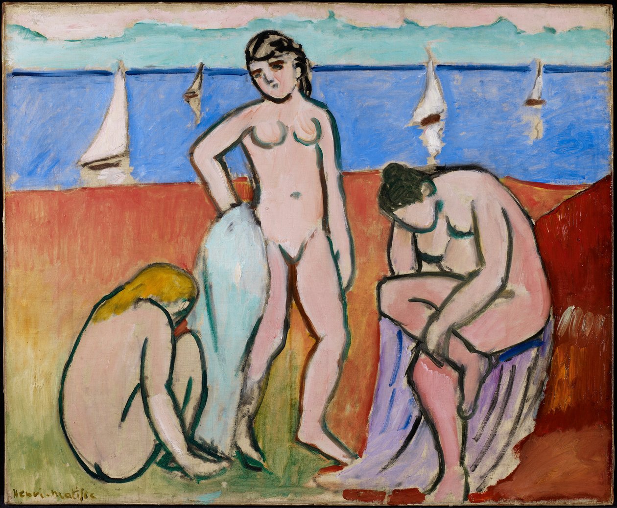 Drei Badende von Henri Matisse