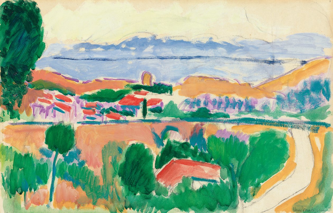 Ansicht von Collioure, um 1906-1907 von Henri Matisse