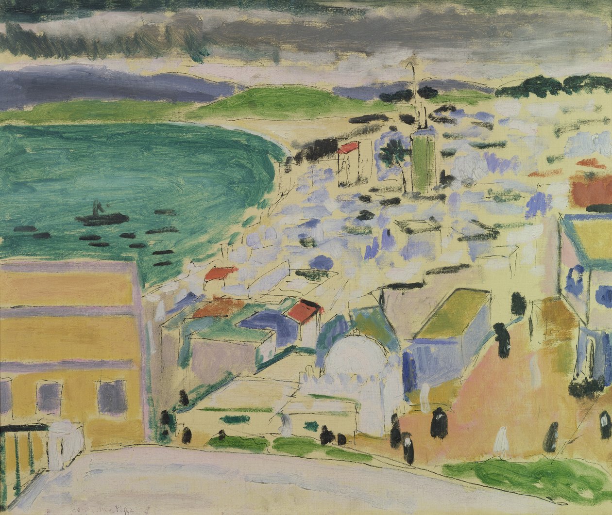 Blick auf die Bucht von Tanger von Henri Matisse