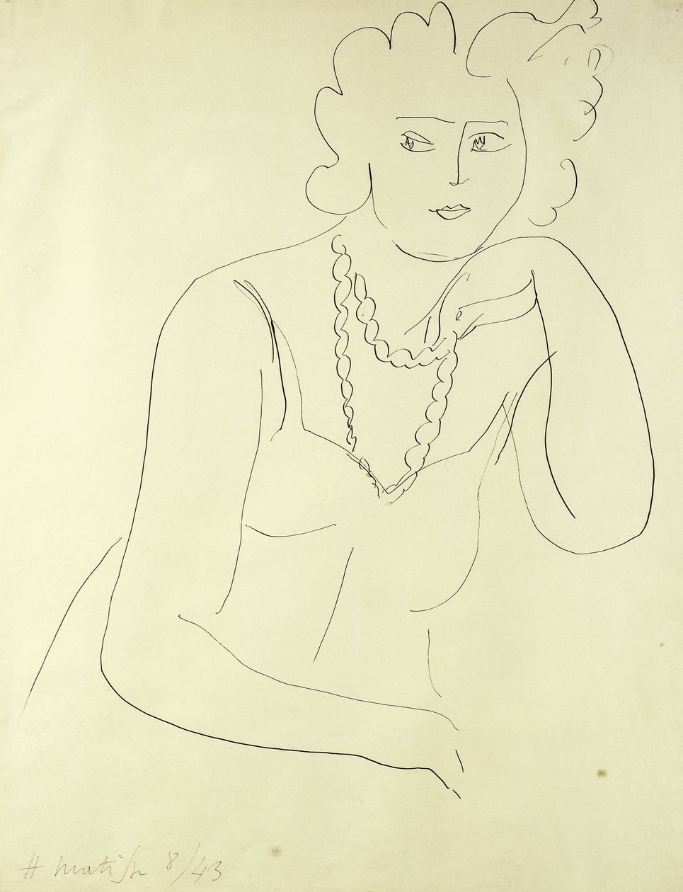 Halskette der Frau von Henri Matisse