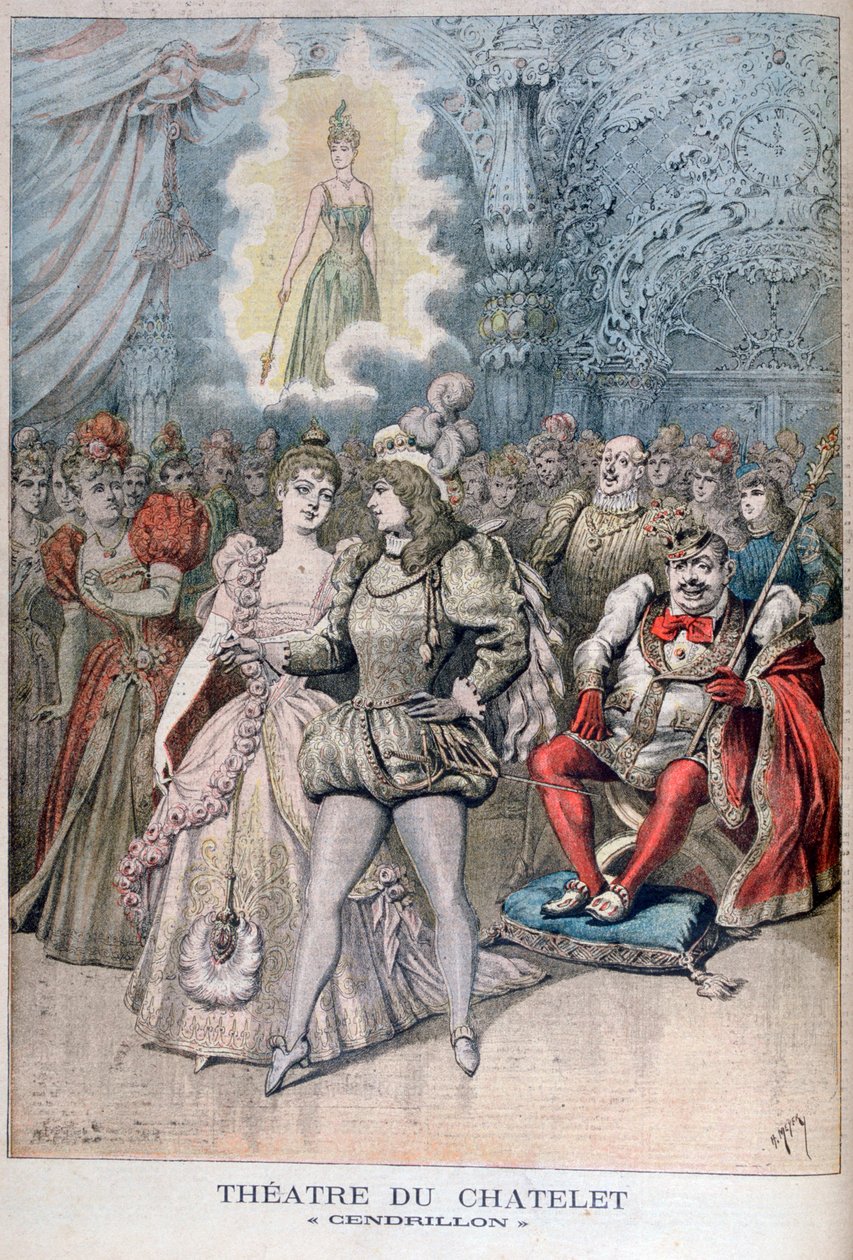 Cendrillon Cinderella, Théâtre du Châtelet, Paris, 1895 von Henri Meyer