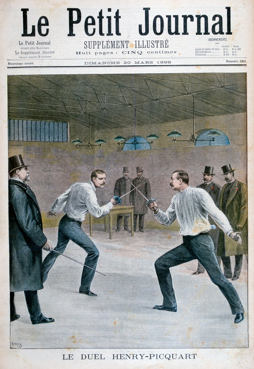 Duell Henry-Picquart, 1898 von Henri Meyer