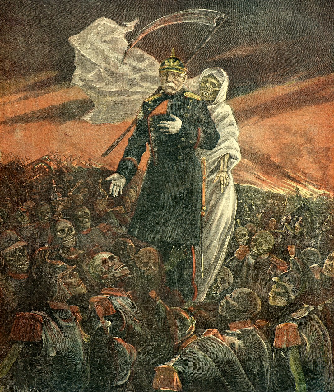 Porträt von Bismarck von Henri Meyer