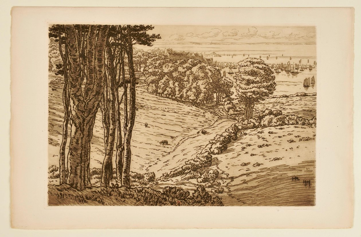 Der Hafen von Douarnenez von Henri Rivière