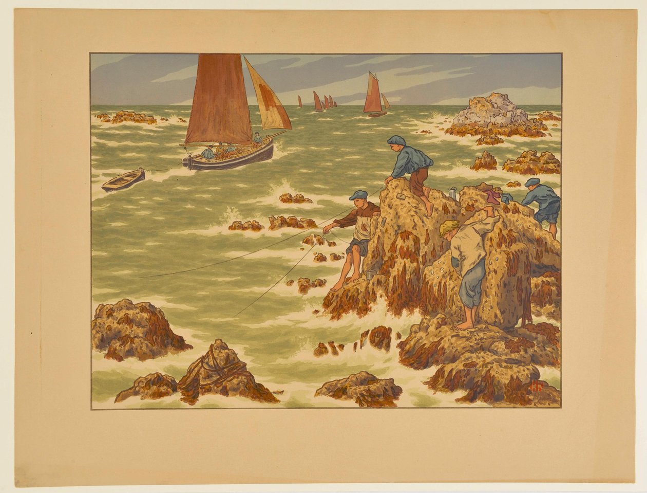 Die Matrosen von Henri Rivière