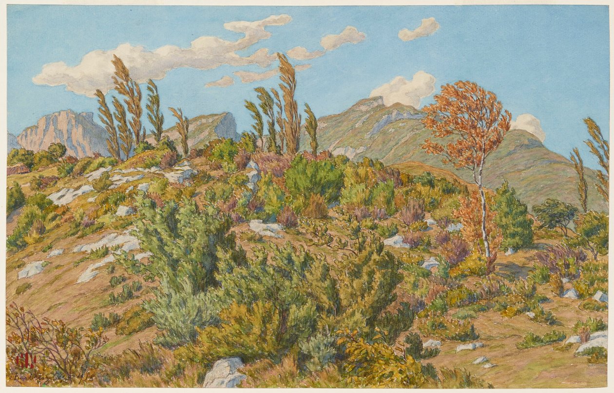 Plateaux de Barberaz von Henri Rivière
