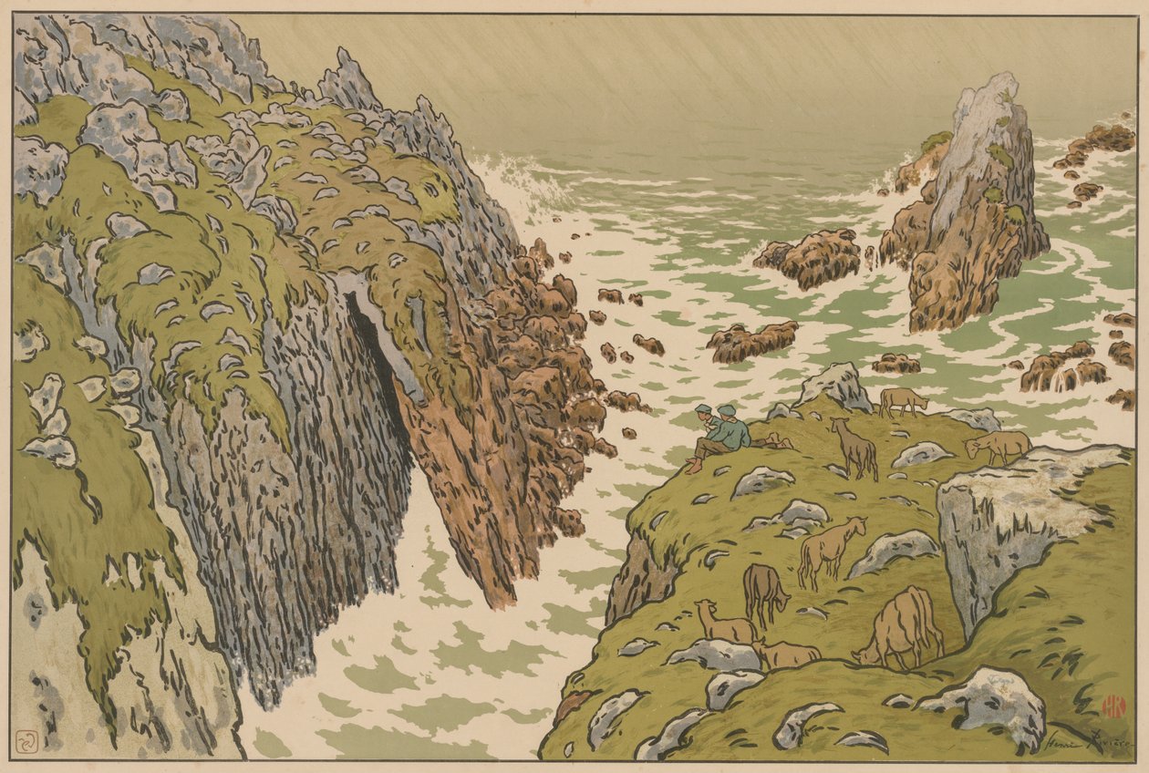 Aspekte der Natur: Die Klippe von Henri Rivière