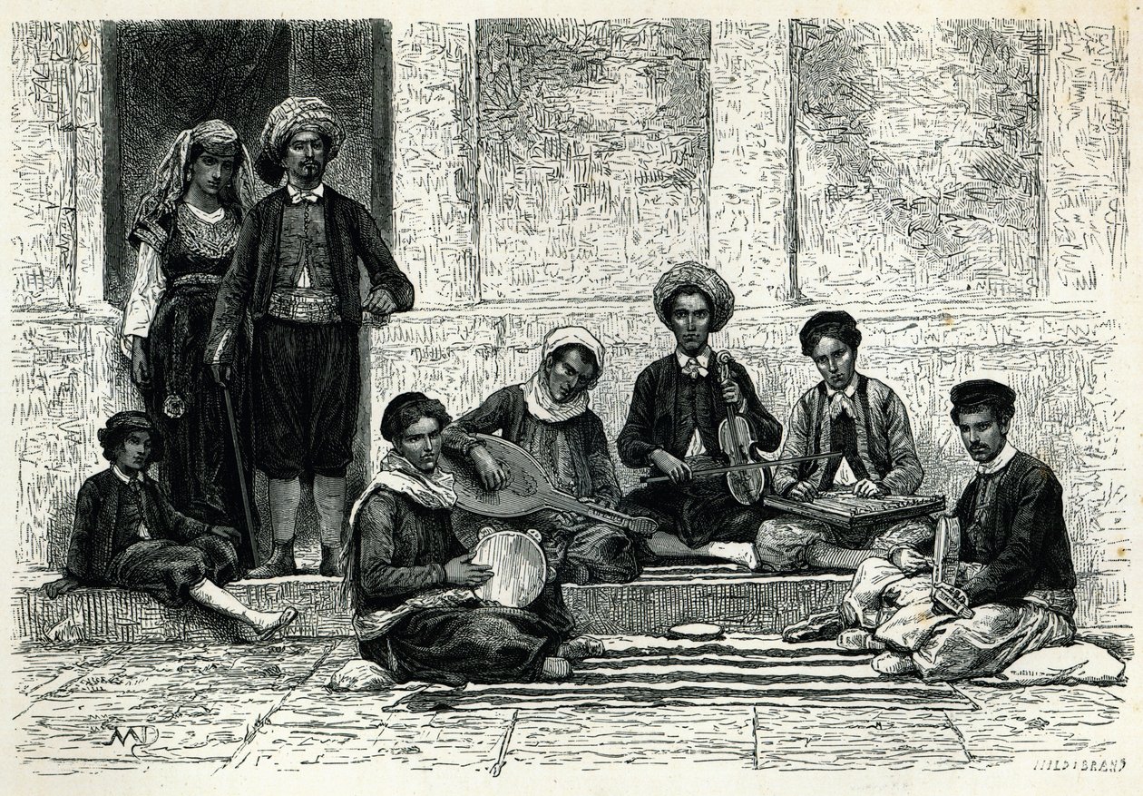 Ein jüdisches Konzert: Tlemcen von Henri Theophile Hildibrand