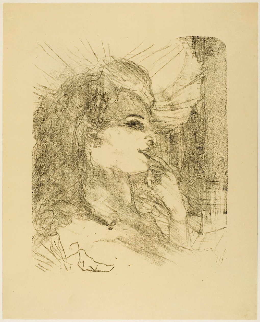 Anna Held, aus Treize Lithographies von Henri de Toulouse-Lautrec