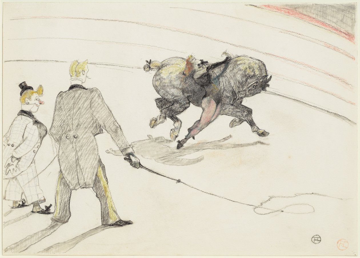 Im Zirkus: Akrobaten von Henri de Toulouse-Lautrec