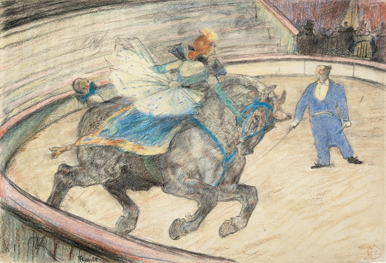 Im Zirkus: Arbeit im Ring von Henri de Toulouse-Lautrec