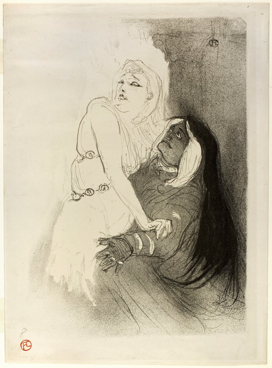 In der Renaissance: Sarah Bernhardt in Phèdre von Henri de Toulouse-Lautrec