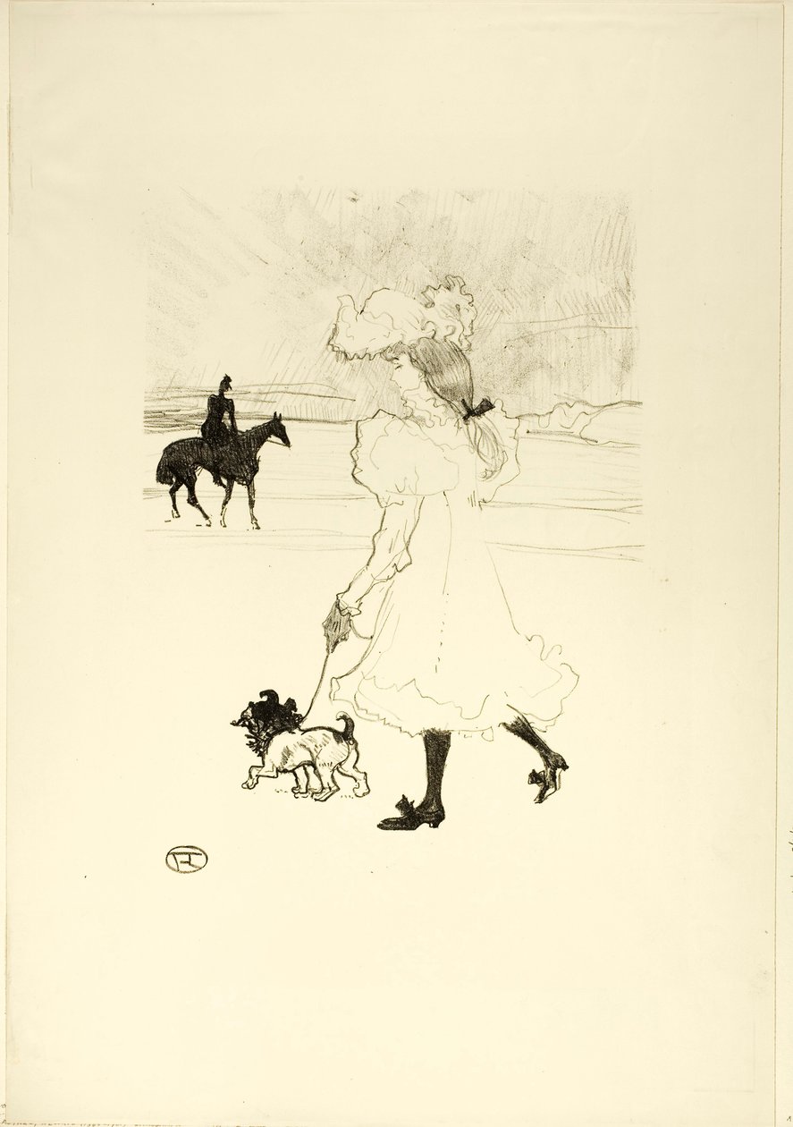 Im Wald von Henri de Toulouse-Lautrec