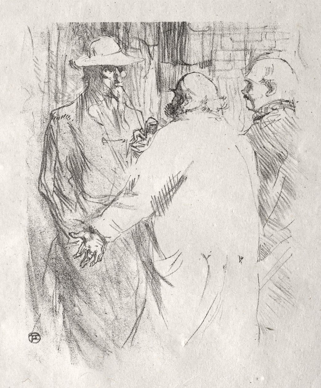 Am Fuße des Sinai: Clemenceau in Busk von Henri de Toulouse-Lautrec