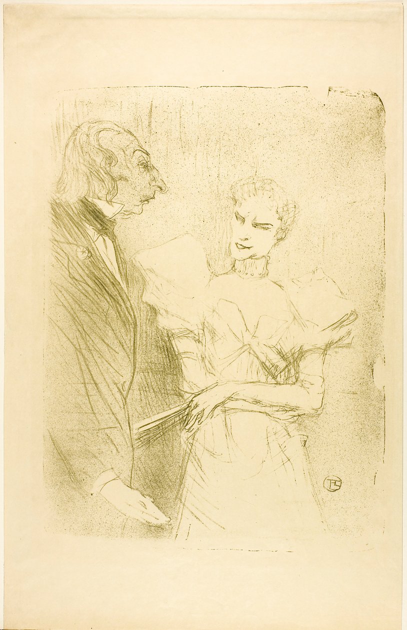 Brandès und Leloir, in Les Cabotins von Henri de Toulouse-Lautrec