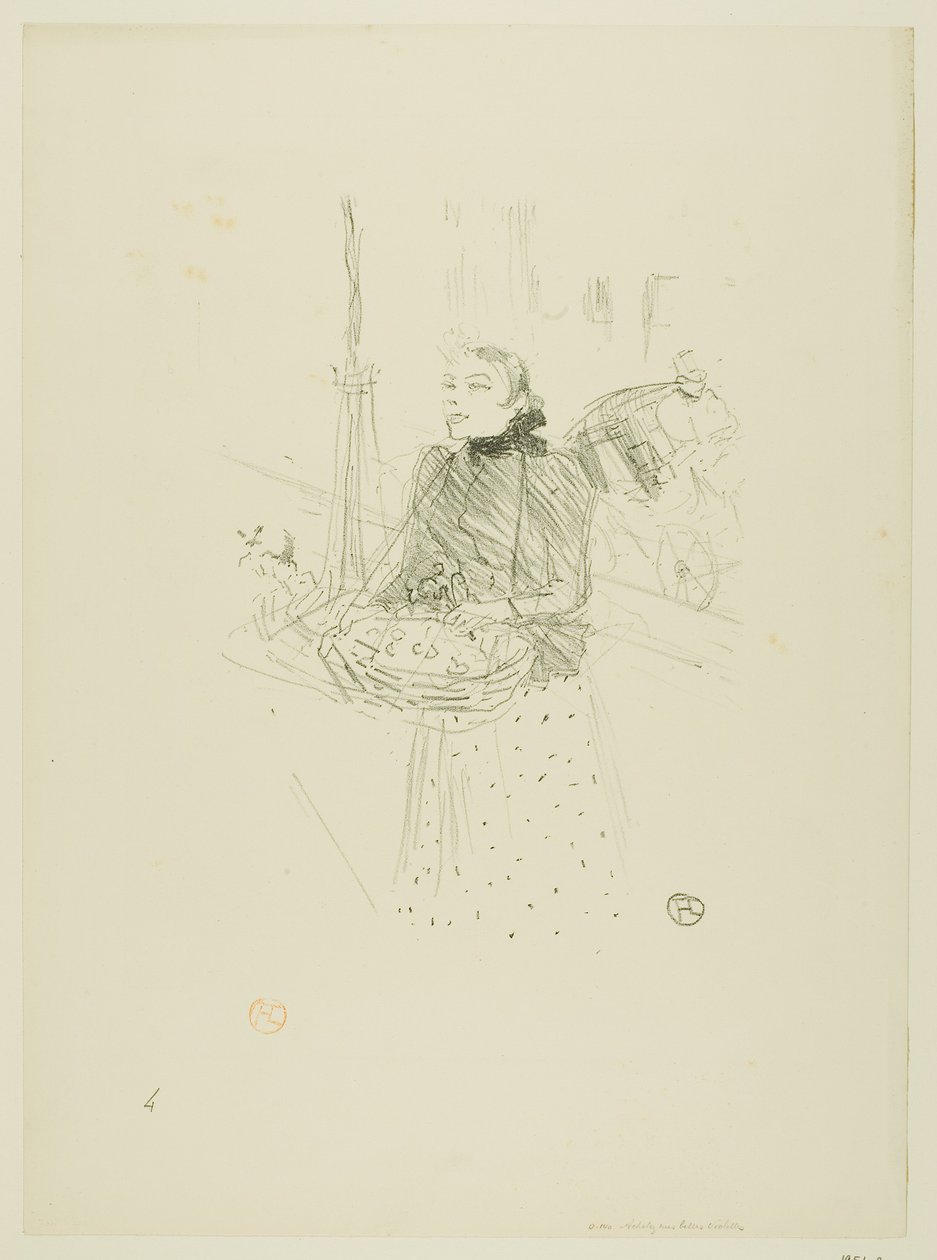 Kauf meine hübschen Veilchen, aus Mélodies de Désiré Dihau von Henri de Toulouse-Lautrec