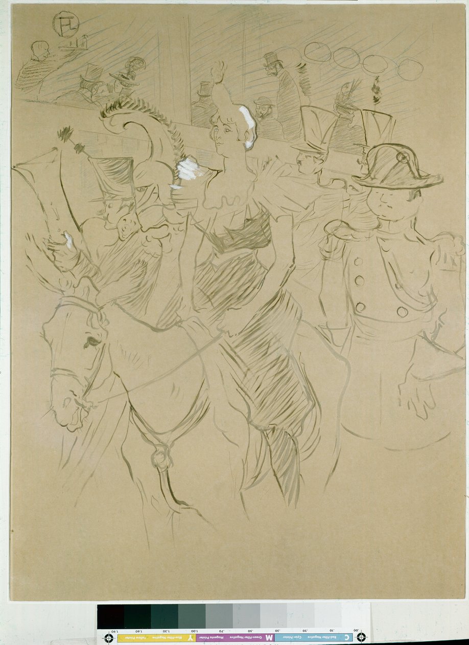 Karneval im Moulin Rouge: der Eingang von Cha-u-kao, ca. 1896 von Henri de Toulouse Lautrec