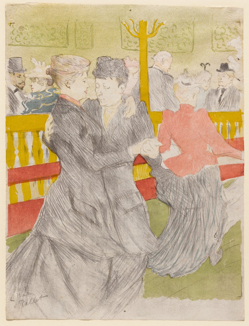 Tanz im Moulin Rouge von Henri de Toulouse-Lautrec