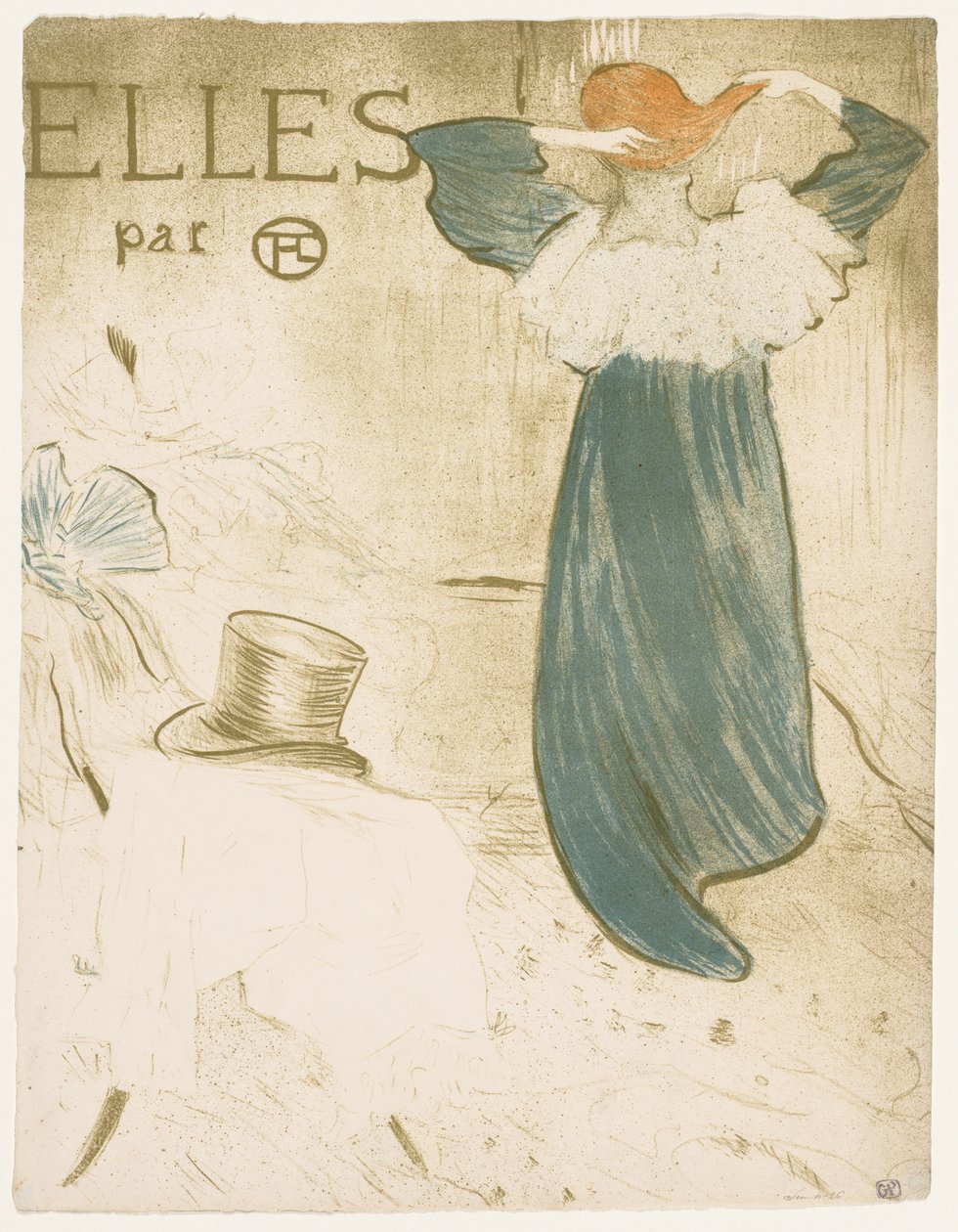 Elles: Frontispiz von Henri de Toulouse-Lautrec