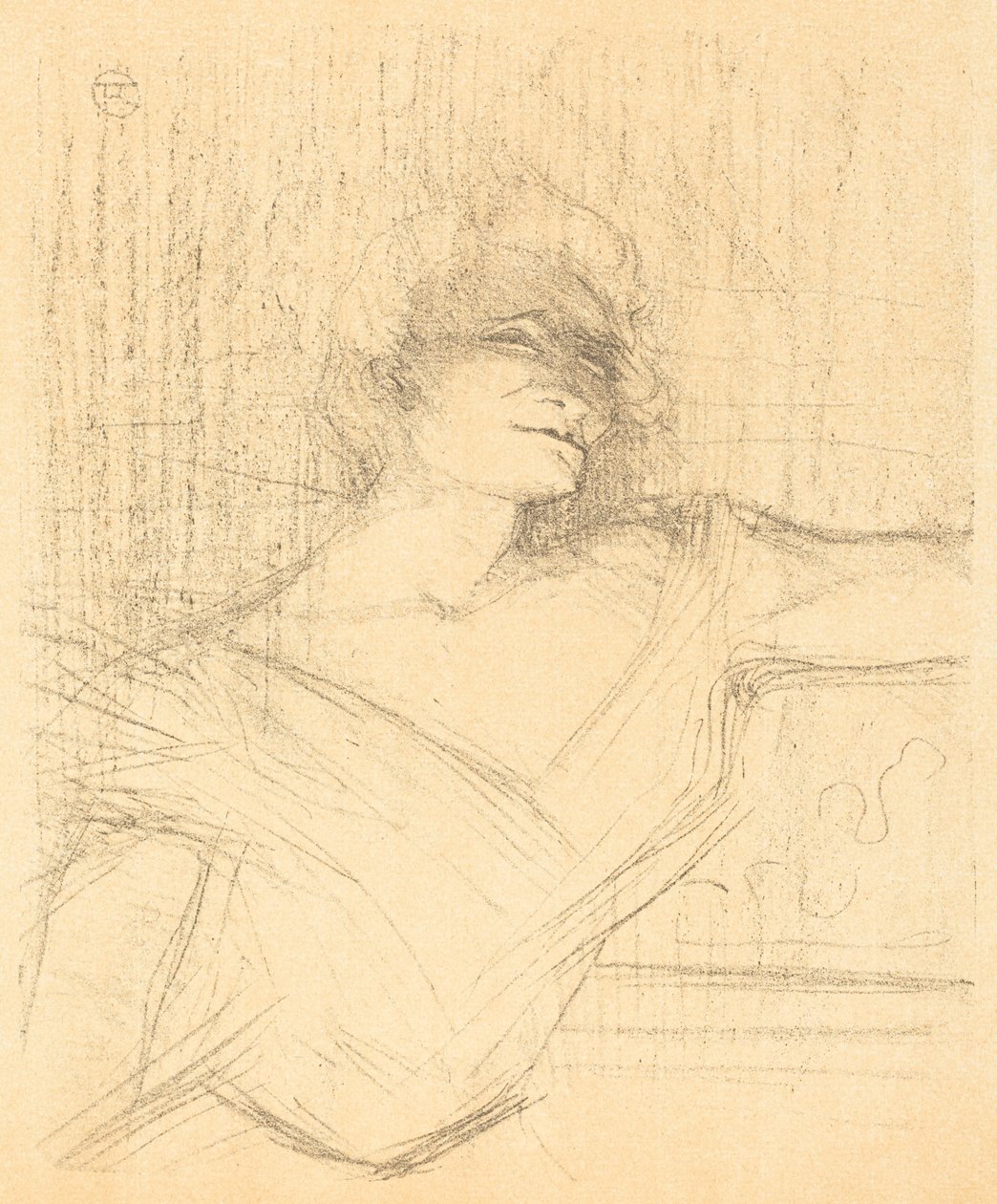 In "La glu" von Henri de Toulouse-Lautrec