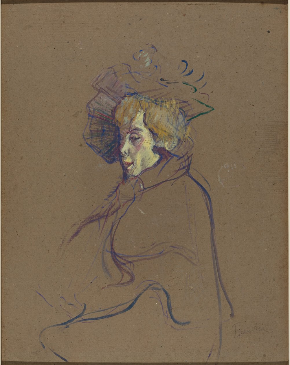 Jane Avril von Henri de Toulouse-Lautrec