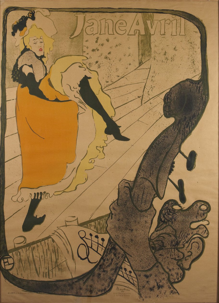 Jane Avril von Henri de Toulouse-Lautrec