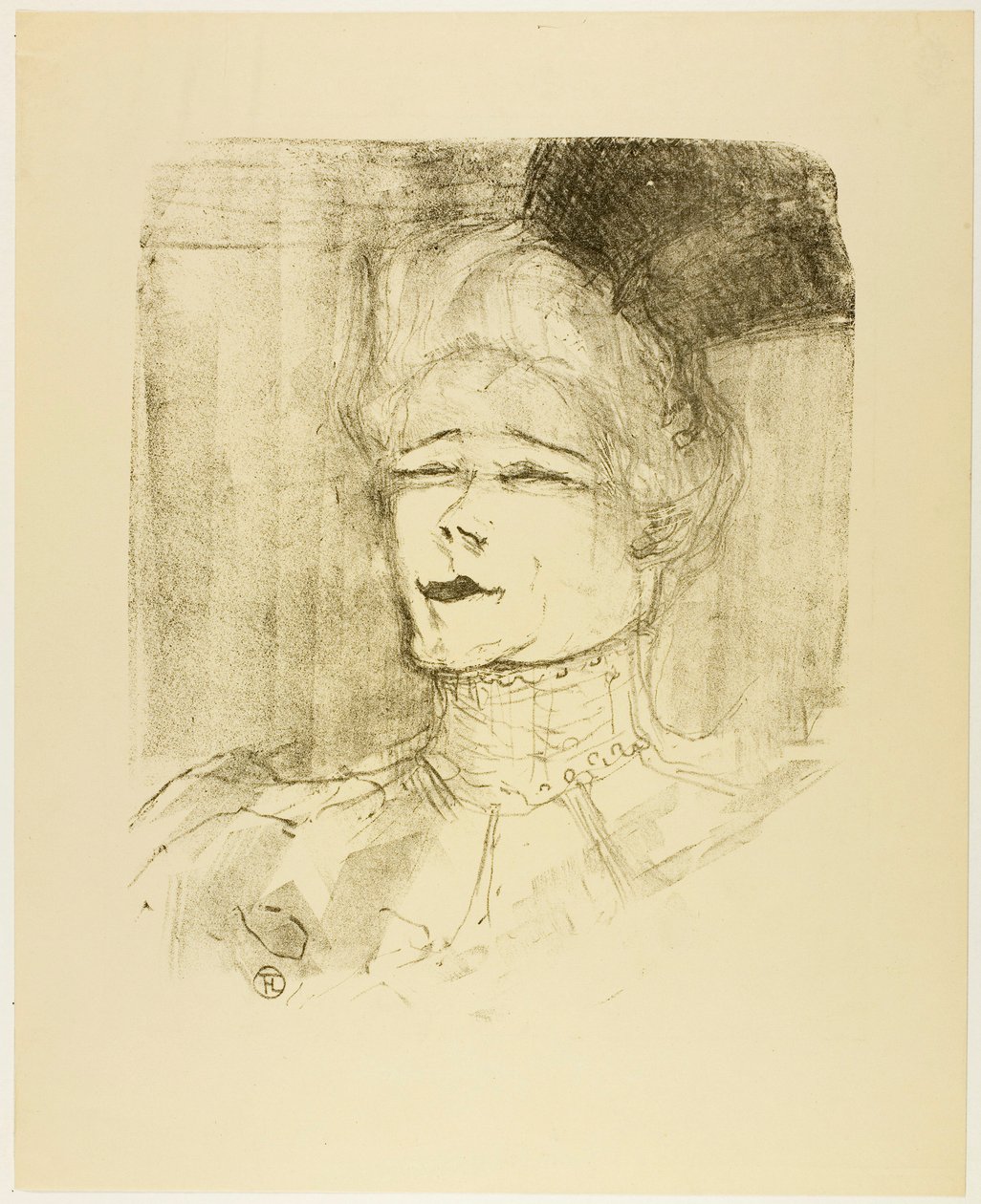 Jeanne Granier, aus Treize Lithographies von Henri de Toulouse-Lautrec