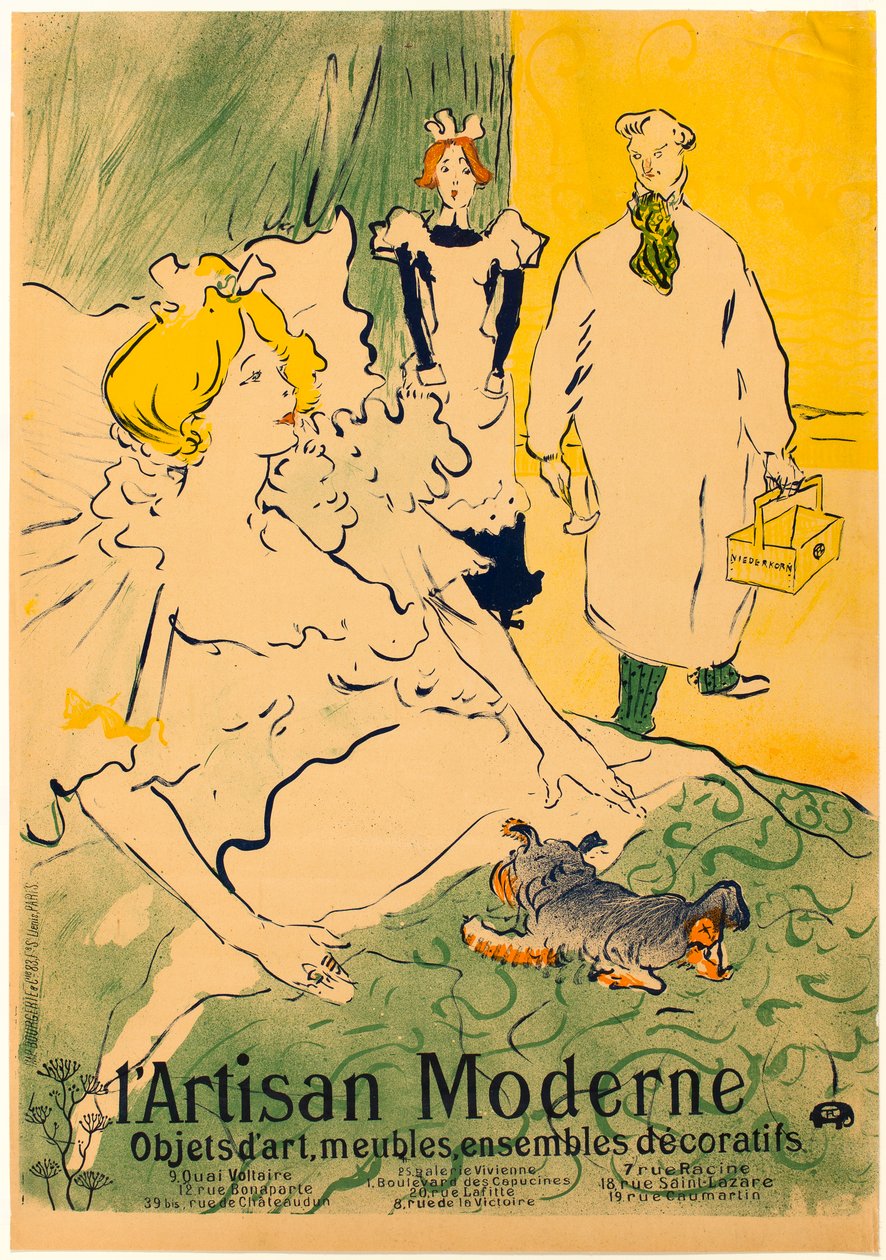 Der moderne Handwerker von Henri de Toulouse-Lautrec