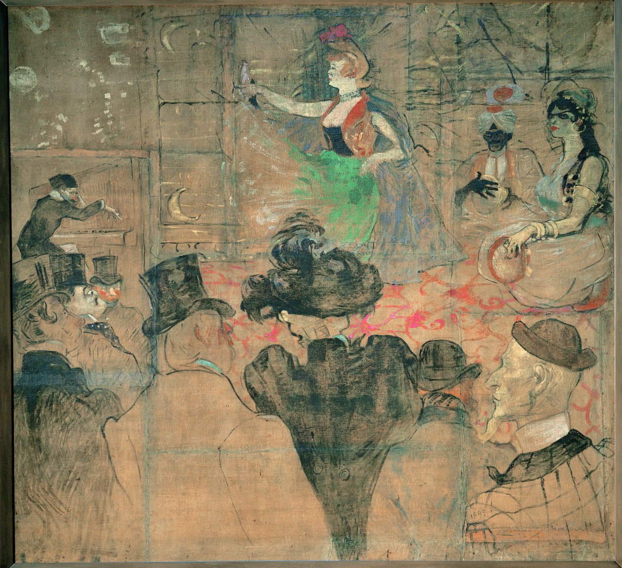 Der maurische Tanz oder die Almees: La Goulue auf der Foire du Trône von Henri de Toulouse-Lautrec