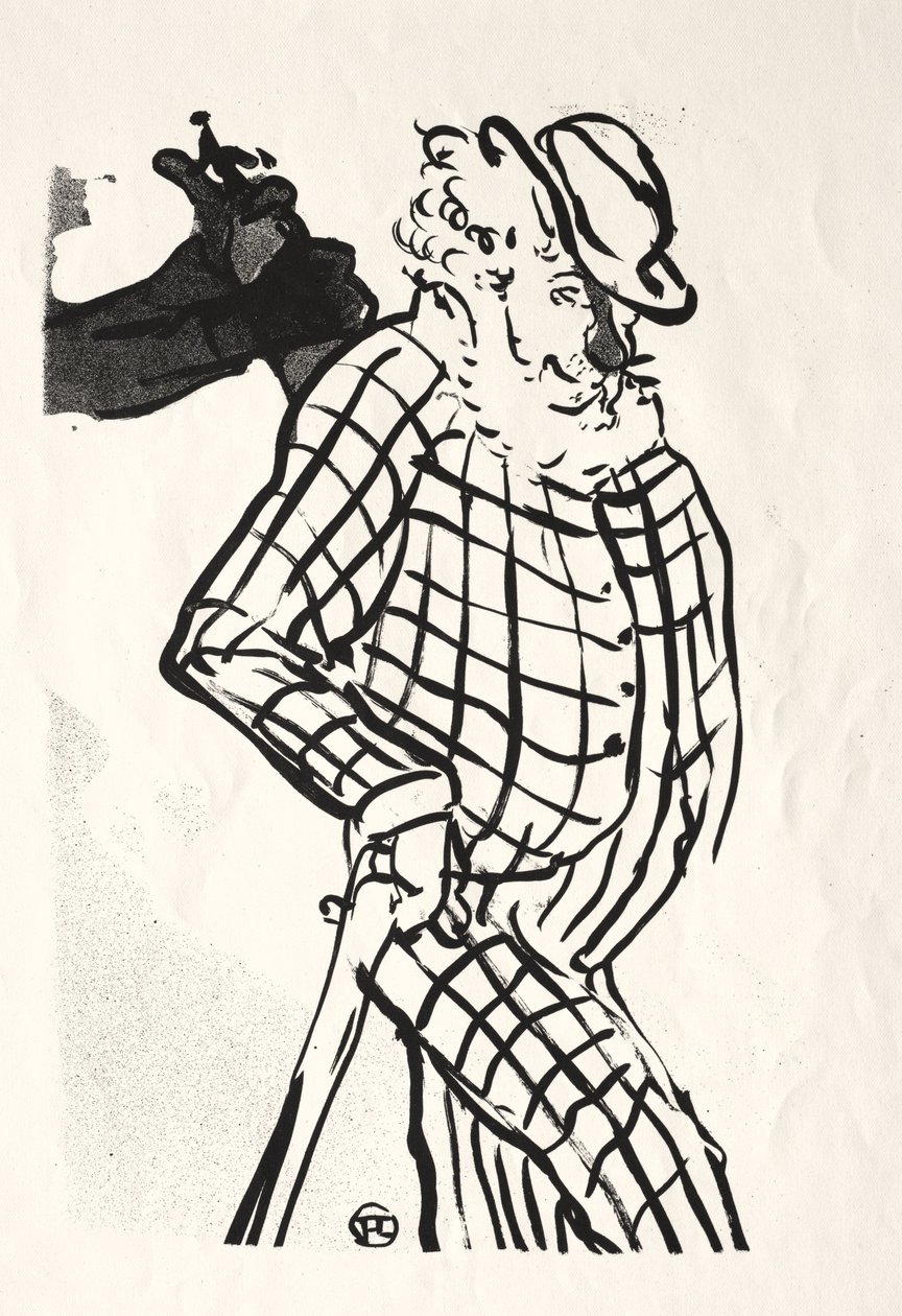 Das Café-Konzert: Amerikanischer Sänger von Henri de Toulouse-Lautrec