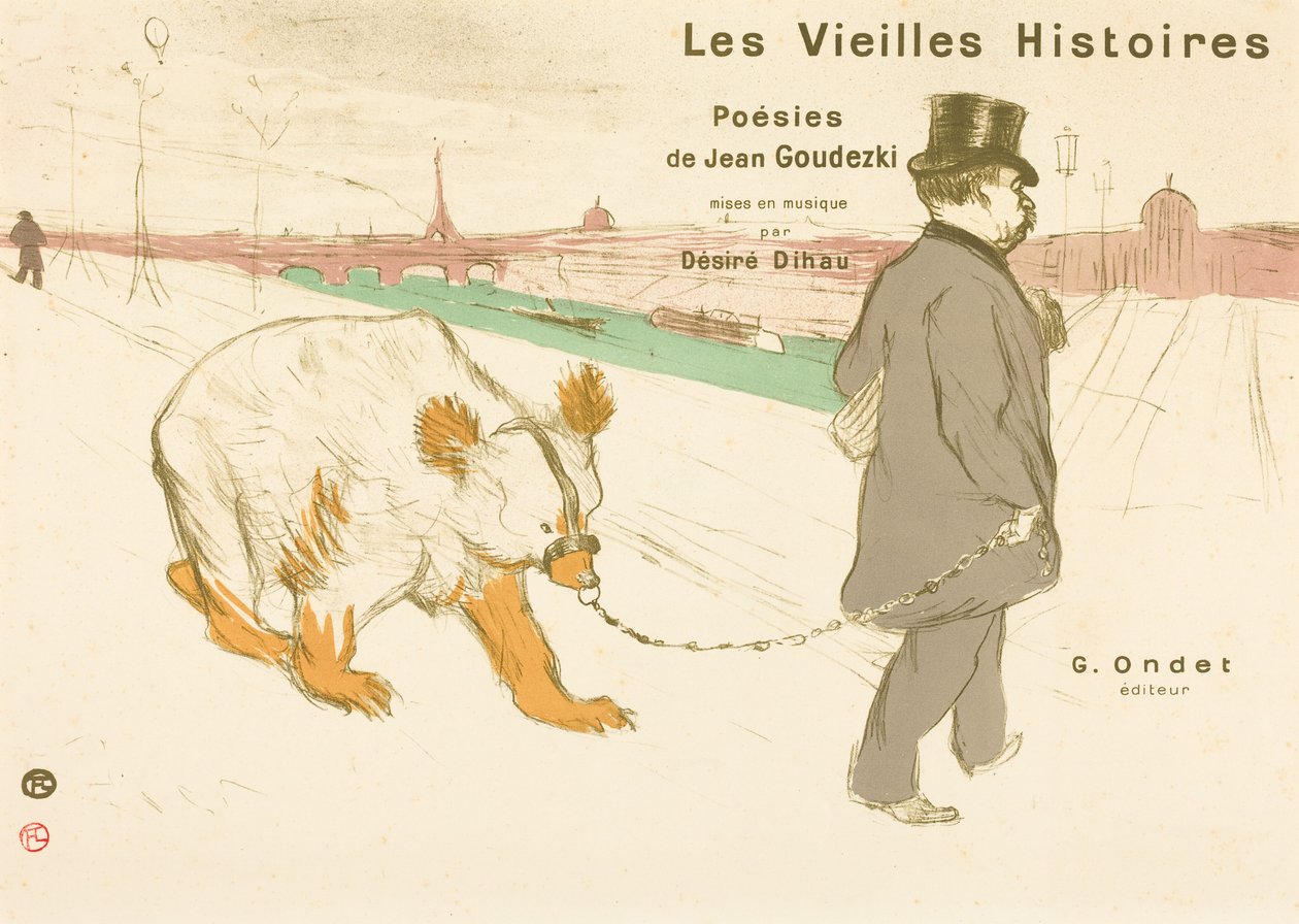 Les Vieilles Histoires (Umschlag/Frontispiz) von Henri de Toulouse-Lautrec