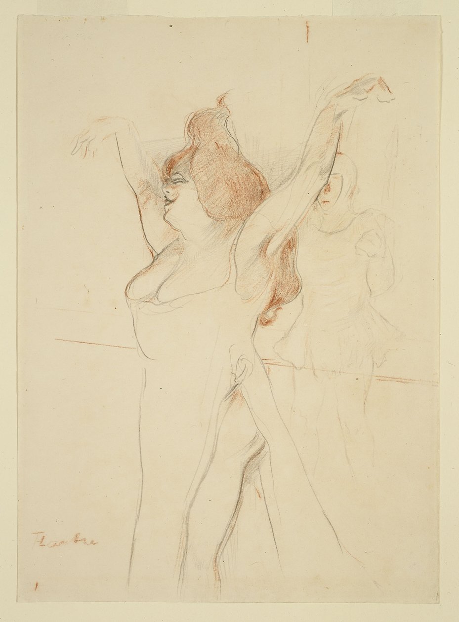 Mademoiselle Cocyle als Helena von Troja in La Belle Helene von Henri de Toulouse Lautrec