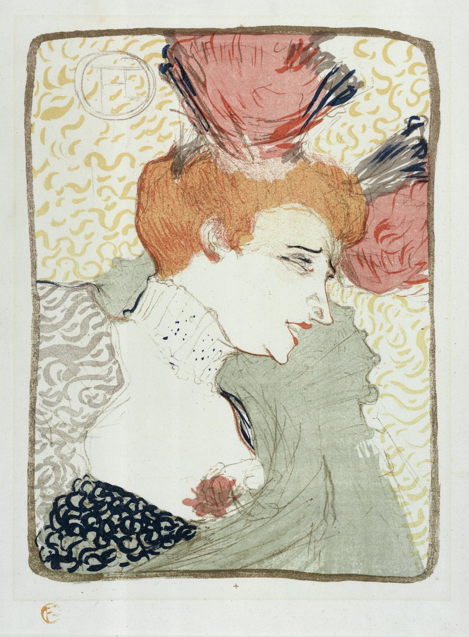 Marcelle Lender en Buste von Henri de Toulouse-Lautrec
