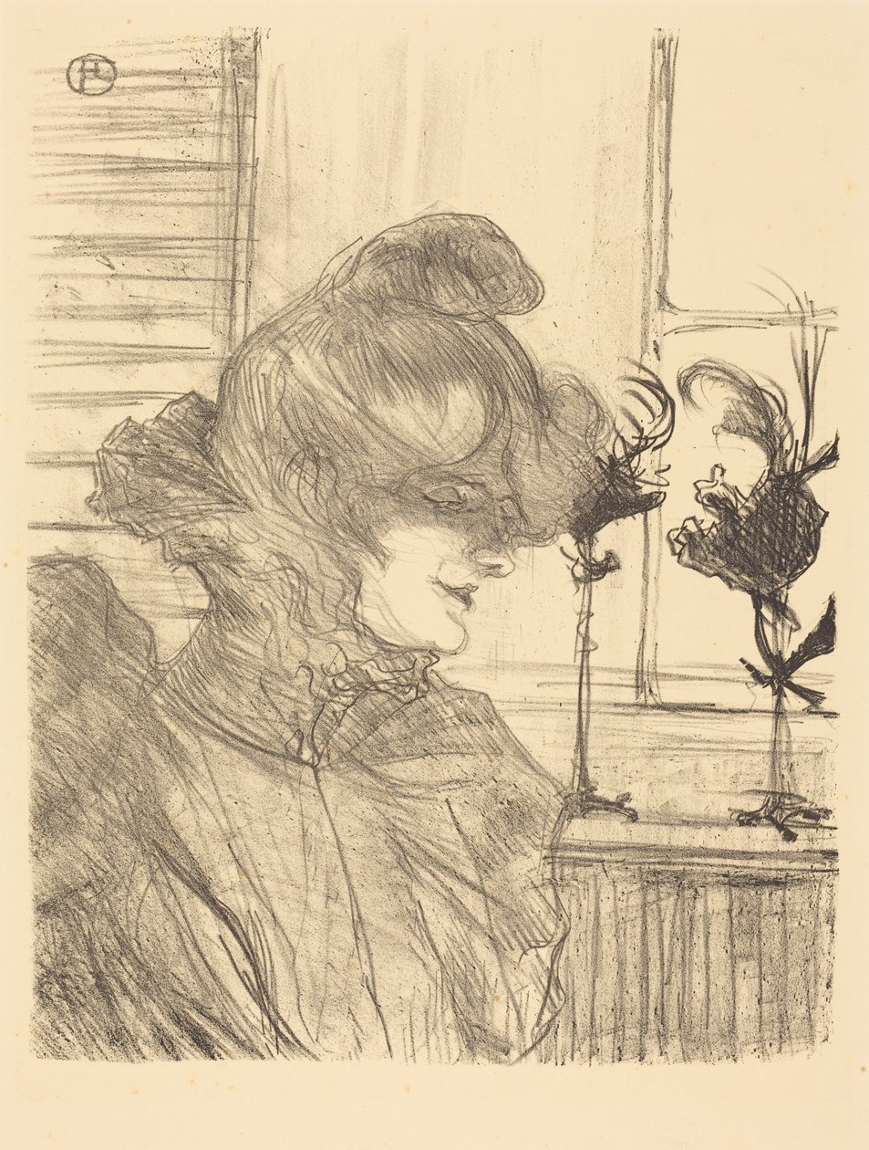 Mme. Le Marguoin, Modistin von Henri de Toulouse-Lautrec