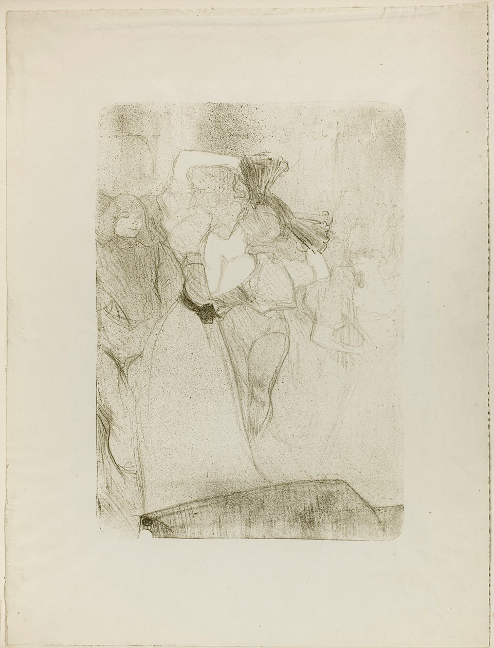 Rückansicht von Lender, der den Bolero in Chilpéric tanzt von Henri de Toulouse-Lautrec
