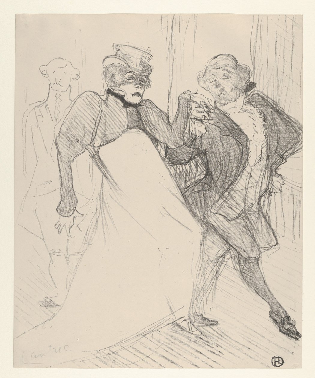 Réjane und Galipaux, in Madame Sans-Gêne von Henri de Toulouse-Lautrec
