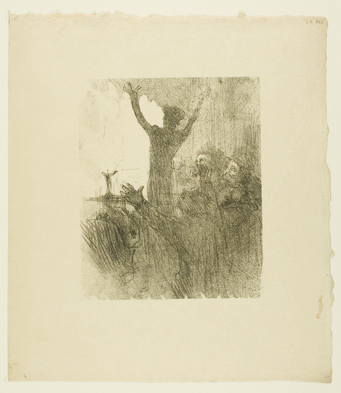 Schlomé Fuss in der Synagoge, aus Au Pied du Sinaï von Henri de Toulouse-Lautrec