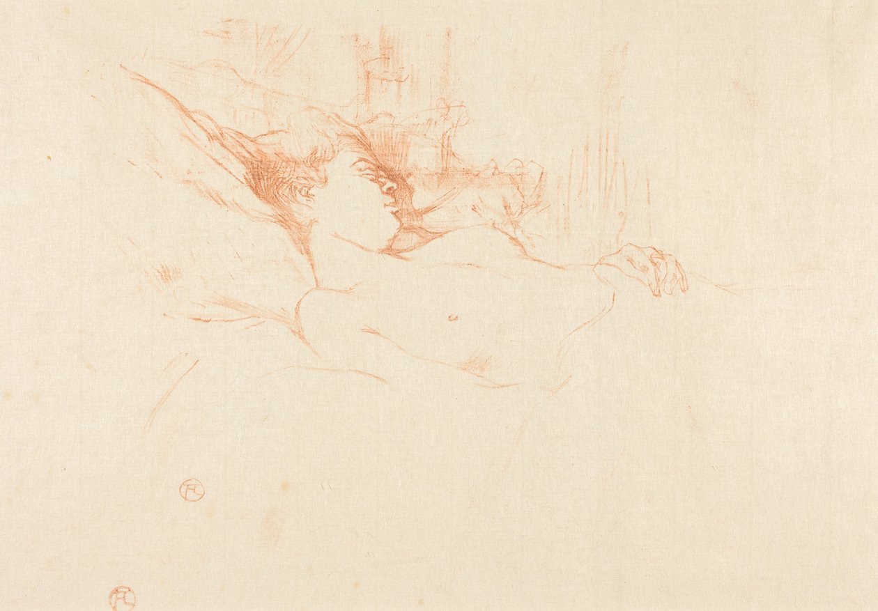 Schlaf von Henri de Toulouse-Lautrec