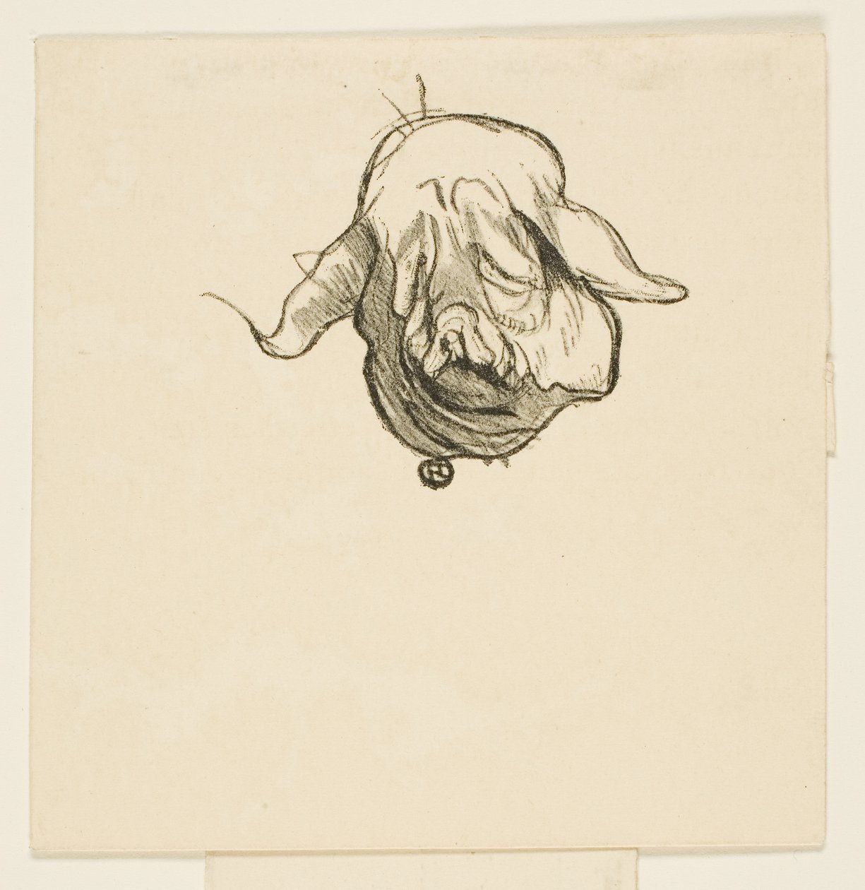Schlussvignette aus Au Pied du Sinaï von Henri de Toulouse-Lautrec