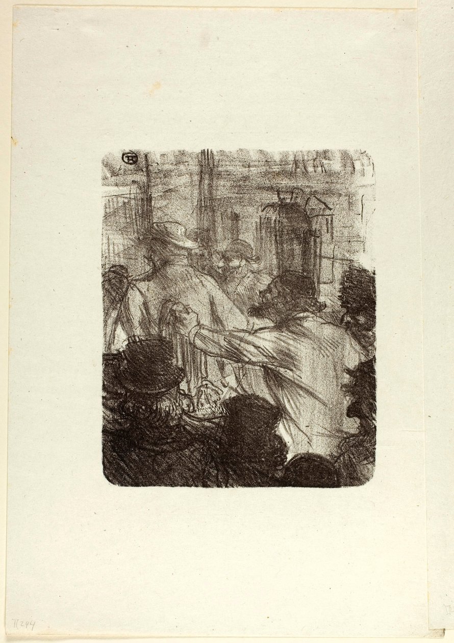 Textilmarkt, Krakau, aus Au Pied du Sinaï von Henri de Toulouse-Lautrec